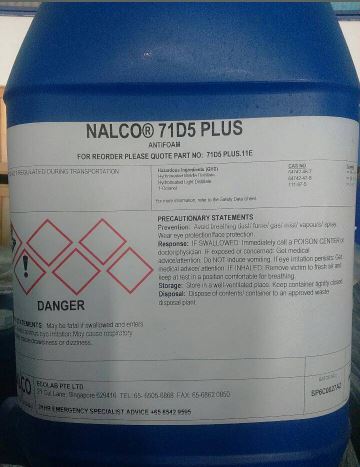 Hóa chất khử bột cho nước thải Nalco - Hóa Chất Vũ Hoàng - Công Ty TNHH Công Nghệ Hóa Chất Và Môi Trường Vũ Hoàng